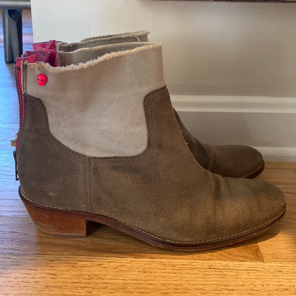 Zadig and Voltaire Teddy Suede Ankle Boots size 37 - Picture 1 of 9